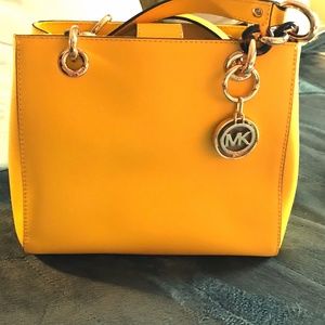 Michael Kors Sunflower Yellow w/ tortoise accents
